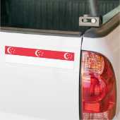 Markering van Singapore Bumpersticker (Op Truck)