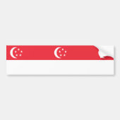 Markering van Singapore Bumpersticker (Voorkant)