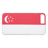 Markering van Singapore Case-Mate iPhone Case (Achterkant (Horizontaal))