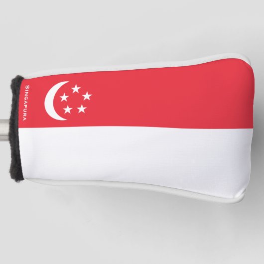 Markering van Singapore Golfheadcover (Voorkant)