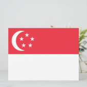 Markering van Singapore Kaart (Staand voorkant)