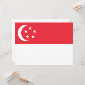 Markering van Singapore Kaart (Voorkant / Achterkant in situ)