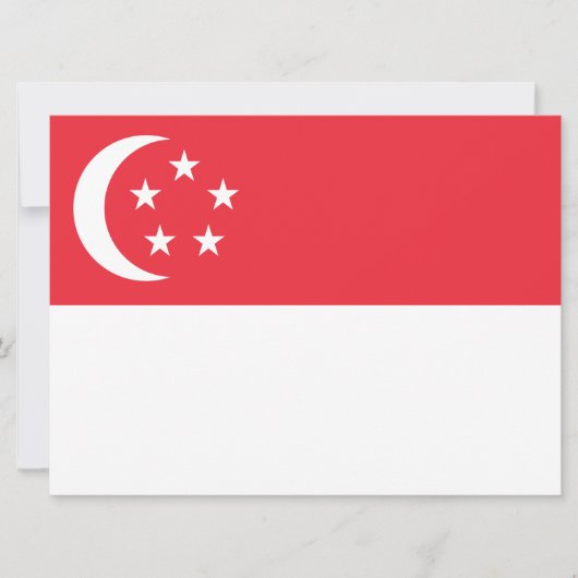 Markering van Singapore Kaart (Voorkant)