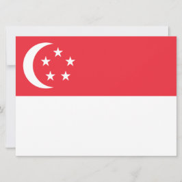 Markering van Singapore Kaart