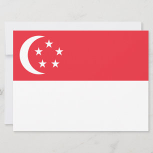 Markering van Singapore Kaart