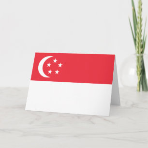 Markering van Singapore Kaart