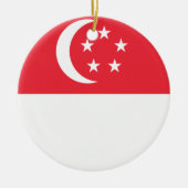 Markering van Singapore Keramisch Ornament (Voorkant)