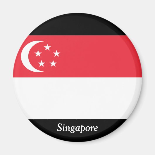 Markering van Singapore Magneet (Voorkant)