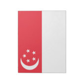 Markering van Singapore Notitieblok (Linkerzijde)