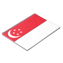 Markering van Singapore Notitieboek
