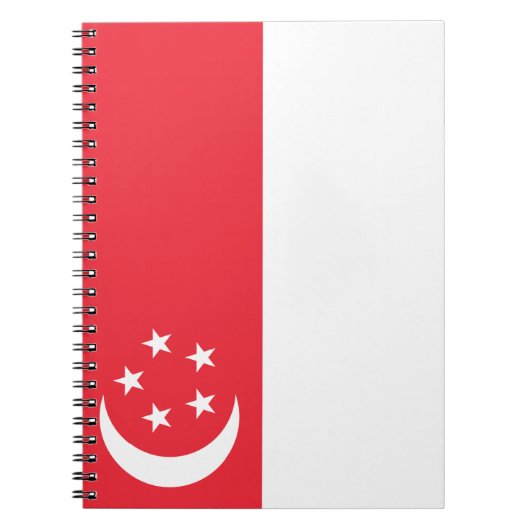 Markering van Singapore Notitieboek (Voorkant)