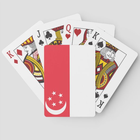 Markering van Singapore Pokerkaarten (Achterkant)
