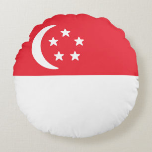 Markering van Singapore Rond Kussen
