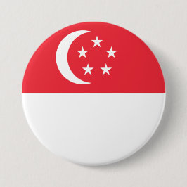 Markering van Singapore Ronde Button 7,6 Cm