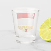 Markering van Singapore Shot Glas (Achterkant)