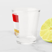 Markering van Singapore Shot Glas (Rechts)