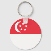 Markering van Singapore Sleutelhanger (Achterkant)
