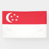 Markering van Singapore Spandoek (Horizontaal)