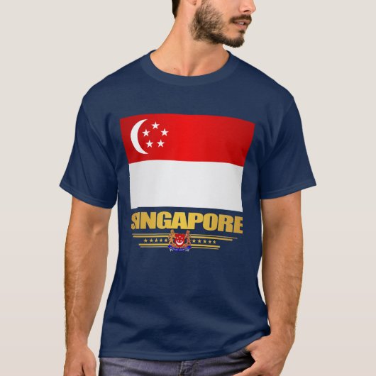 Markering van Singapore T-shirt (Voorkant)
