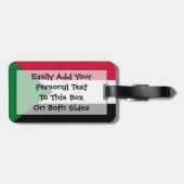Markering van Soedan - persoonlijke gemakkelijke i Bagagelabel (Achterkant horizontaal)