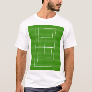 MARKERING VAN TENNISBAANLIJNEN T-SHIRT