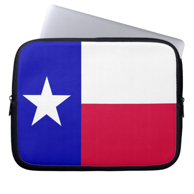 Markering van Texas Laptop Hoesje Sleeve (Voorkant)