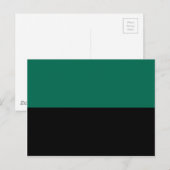 Markering van textiel briefkaart (Voorkant / Achterkant)