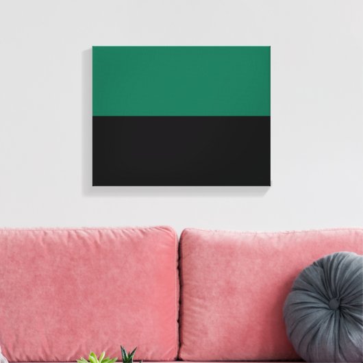 Markering van textiel canvas afdruk (Insitu (Woonkamer))