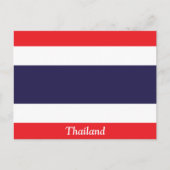 Markering van Thailand Briefkaart (Voorkant)