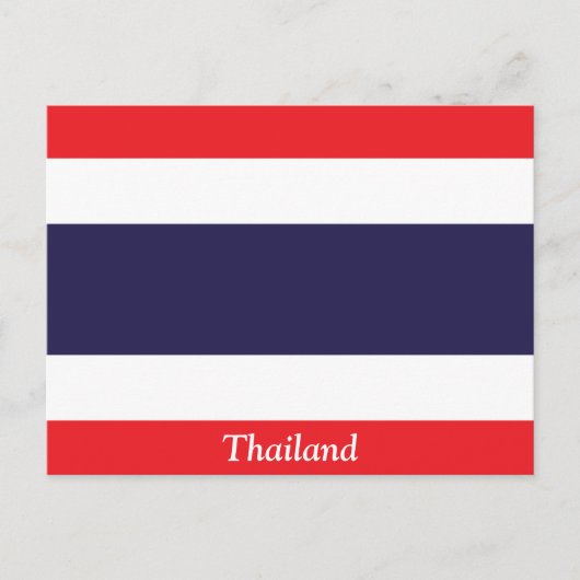 Markering van Thailand Briefkaart (Voorkant)