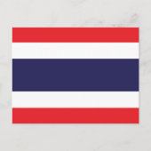 Markering van Thailand Briefkaart (Voorkant)