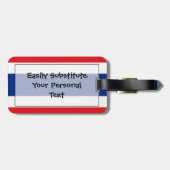 Markering van Thailand Easy ID Personal Bagagelabel (Achterkant horizontaal)