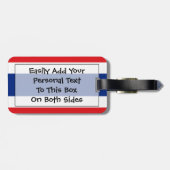 Markering van Thailand Easy ID Personal Bagagelabel (Achterkant horizontaal)