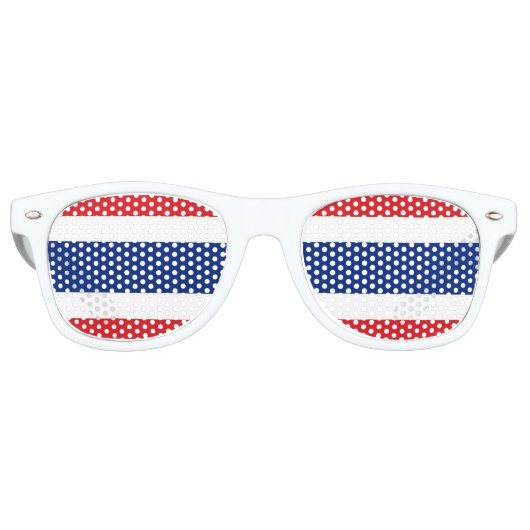 Markering van Thailand Retro Zonnebril (Voorkant)