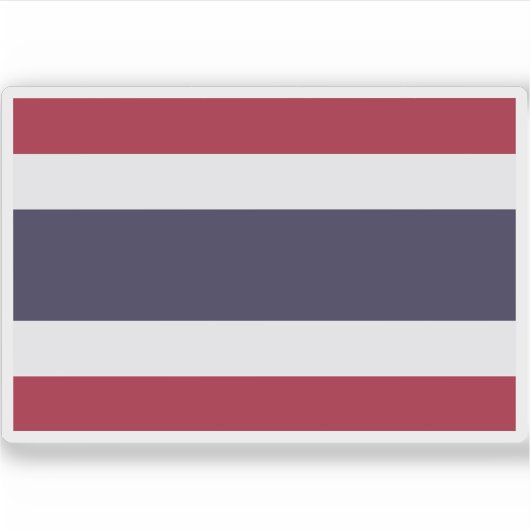 Markering van Thailand Sticker (Voorkant)
