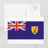 Markering van Turks- en Caicoseilanden Briefkaart (Voorkant / Achterkant)