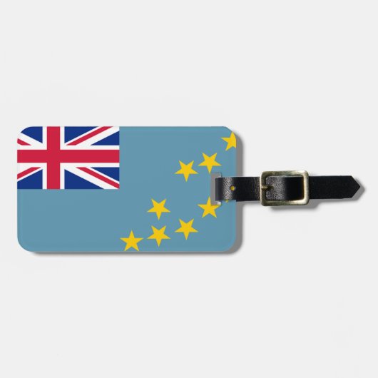 Markering van Tuvalu Easy ID Personal Bagagelabel (Voorkant horizontaal)