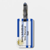 Markering van Uruguay Easy ID Personal Bagagelabel (Achterkant verticaal)