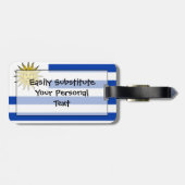 Markering van Uruguay Easy ID Personal Bagagelabel (Achterkant horizontaal)