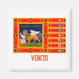 Markering van Veneto met naam Magneet