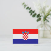 Markering van Visitekaartjes uit Kroatië (Staand voorkant)