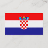 Markering van Visitekaartjes uit Kroatië (Achterkant)