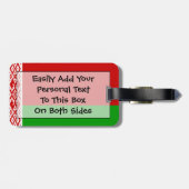 Markering van Wit-Rusland - Easy ID Personal Bagagelabel (Achterkant horizontaal)