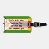 Markering van Zimbabwe Easy ID Personal Bagagelabel (Voorkant horizontaal)