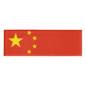 Markering voor China-naam Naambadge (Voorkant)
