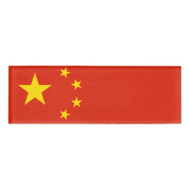 Markering voor China-naam Naambadge