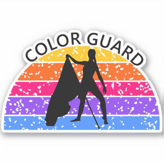 Markering voor kleurenbewaking — helder sticker (Voorkant)