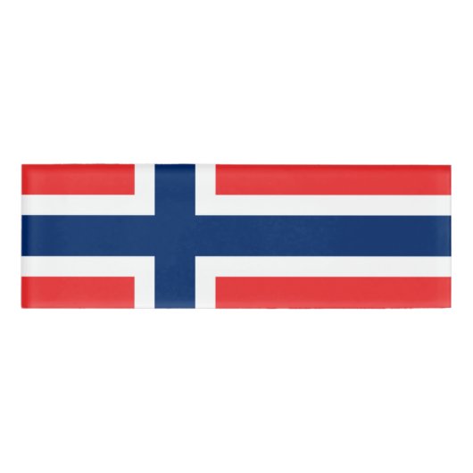 Markering voor Noorse naam Naambadge (Voorkant)