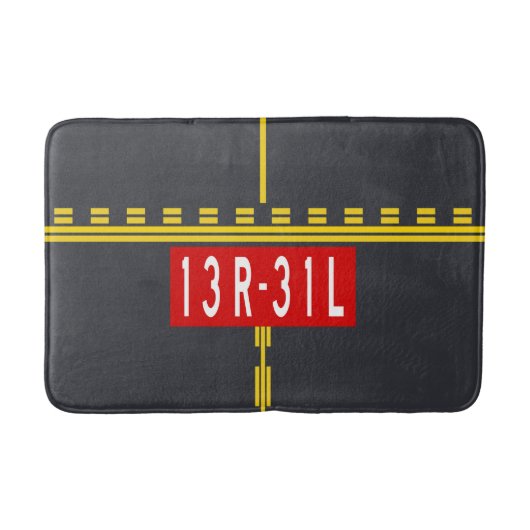 Markering wachtpositie 13R-31L Badmat (Voorkant)