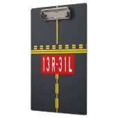 Markering wachtpositie 13R-31L Klembord (Links)